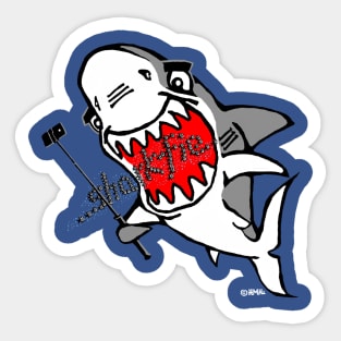 Sharkfie Sticker